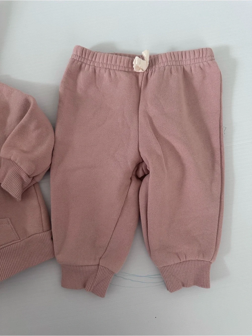Carter's Dusty Pink Hoodie & Jogger Set Size 6 Months